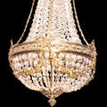 Restored basked chandelier for the Frystat castle