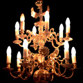Baroque Dutch chandelier for a private chateau