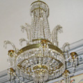 Restored Empire chandelier for the Kunin castle