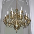 Restored Baroque chandelier for the Lednice castle