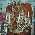 Chandelier in the style of the time of Maria Teresa style for the castle in Dukovany (before restoration)