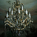 Chandelier in the style of the time of Maria Teresa style for the castle in Dukovany (after restoration)