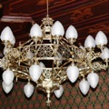 Chandelier in the Gothic Revival style for the castle Zrui nad Szavou