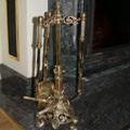 Fireplace tools for a private castle