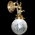 Wall lamp for a private castle