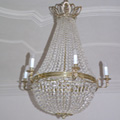 Chandelier in the Empire style for a private castle